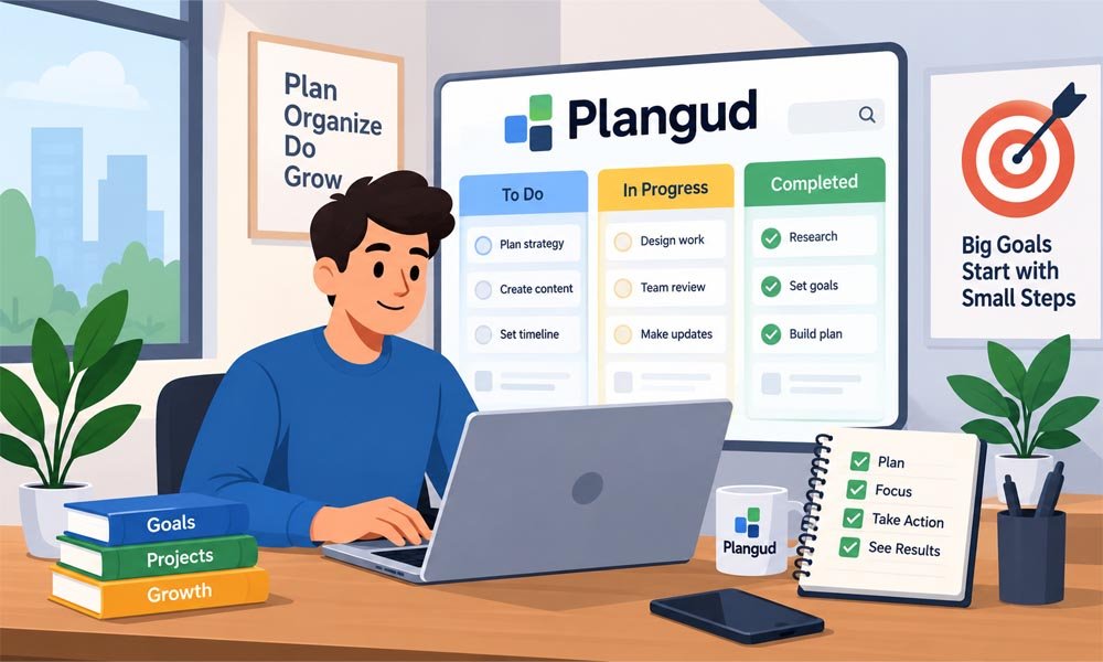 Plangud Business Guide: How It Can Help Organize Goals and Projects