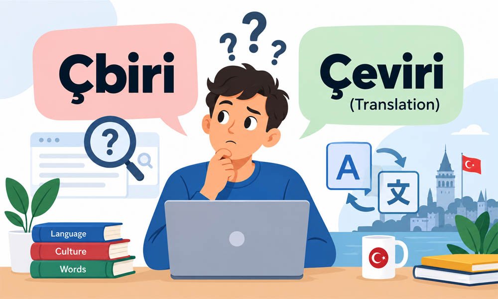 Çbiri or Çeviri? A Simple Solution to the Confusion